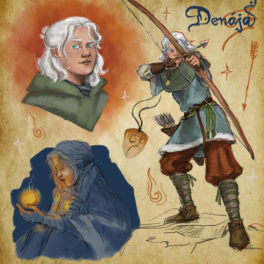 Denája - hl. postava mé knihy Denája - hl. postava mé knihy